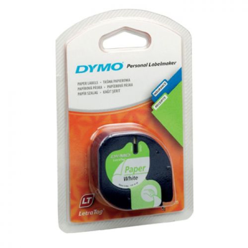 Fita Gravacao Dymo 12mmx4m Preto/Branco (S0721510) 91220 , Dymo , 12791220 , 5411313912006